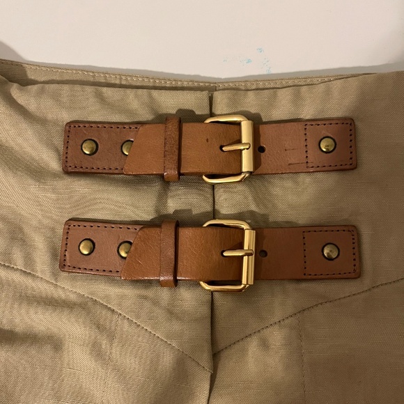 Isabel Marant Skirt Tromp-l'oeil Double Buckle Mini - Picture 3 of 8